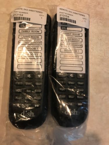 2 New Dish Network 54.0 Remote Control - Lot of 2