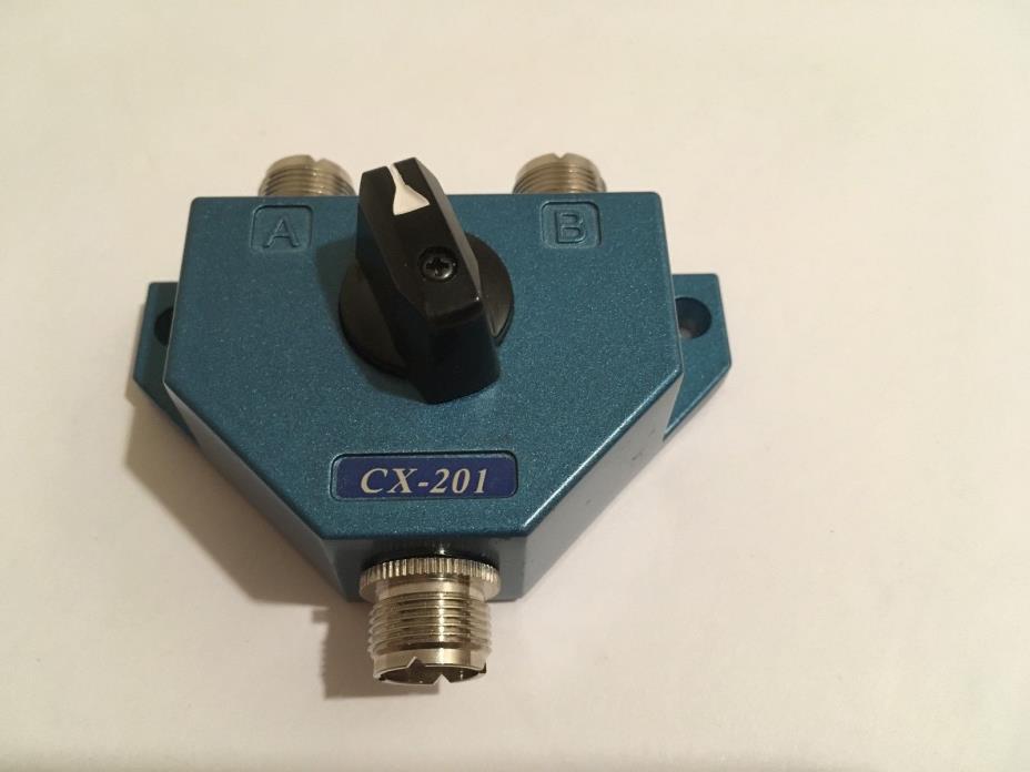 CX-201 COAX ANTENNA SWITCH 2 POSITION WITH SO-239 CONNECTORS