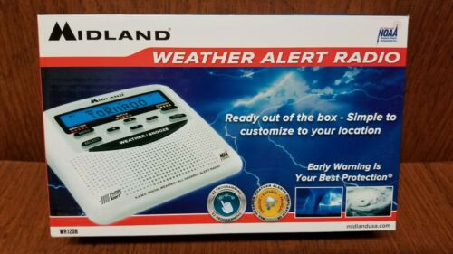 Midland WR120B NOAA Weather Alert Hazard Public Alert Certified Radio Tornado