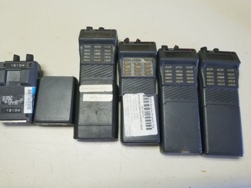 Lot of 6 GE Ericsson M-RK MRK Two-Way Radios   Model PK2ZGT -UNTESTED no antenna