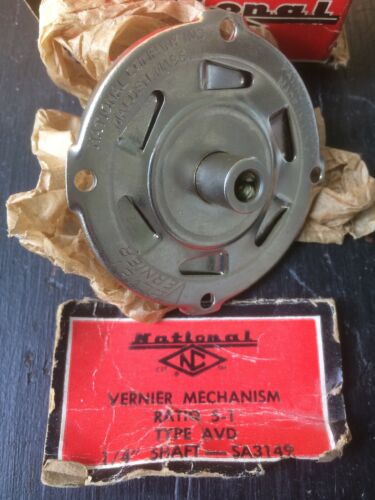 NOS NATIONAL “VELVET” 5:1 Vernier Mechanism Type AVD