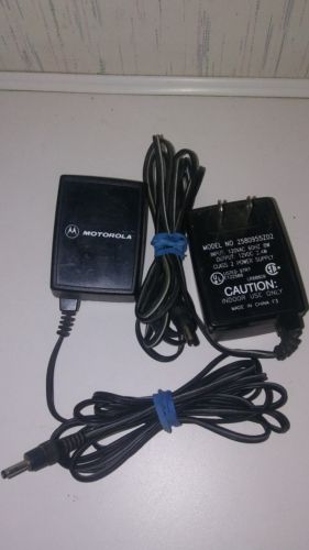 LOT OF 2  Motorola Power Supply Adapters for Radio Chargers  2580955Z02 120VAC