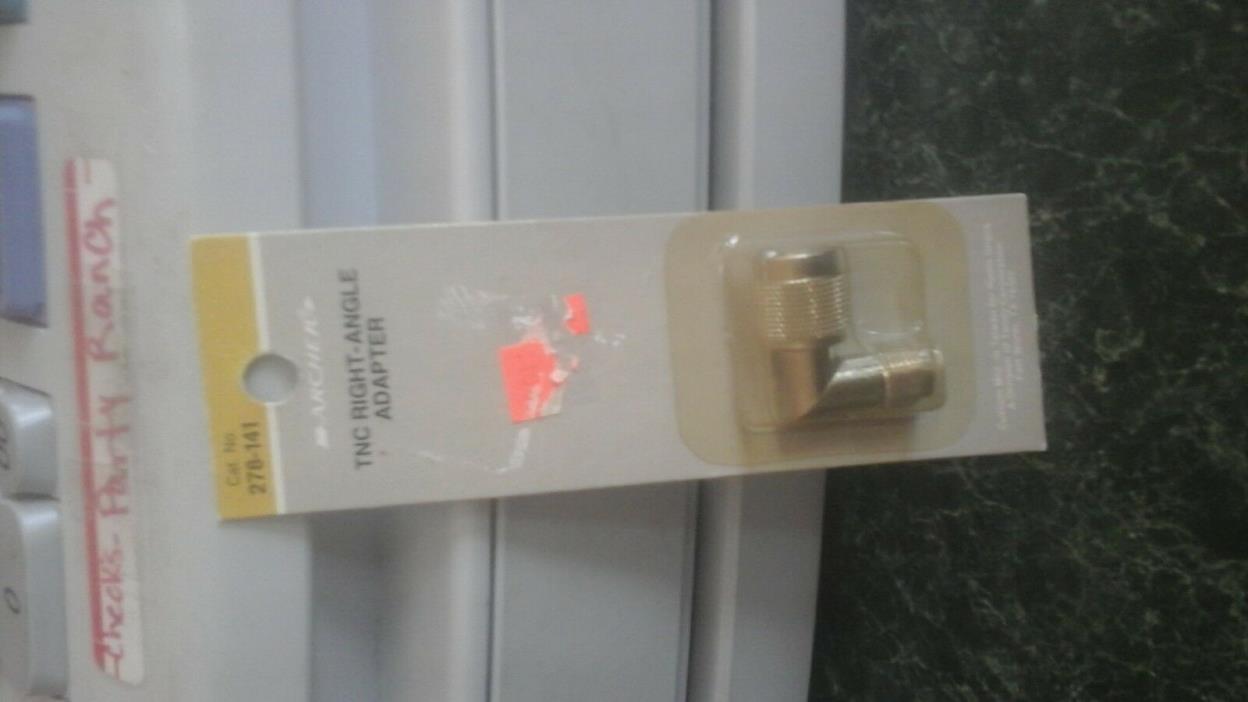 Archer 278-141 TNC Right Angle Adapter Brand New Old Stock