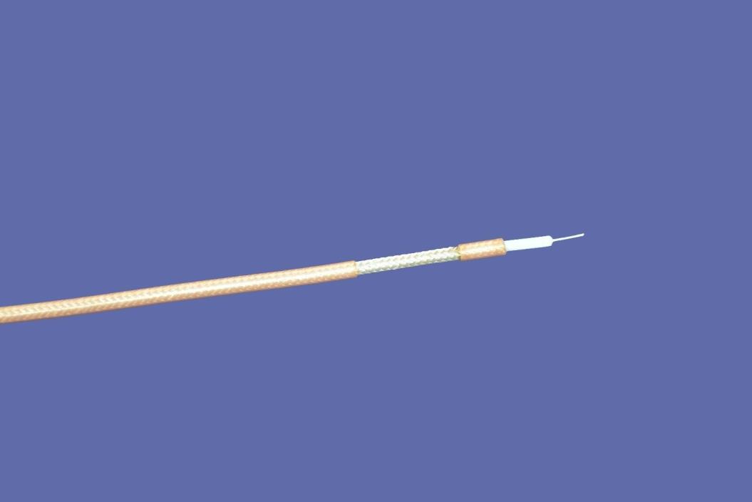 RG179 30ft, 50ft,70ft,single shielded, 75 ohm, coaxial cable with Tan FEP jacket