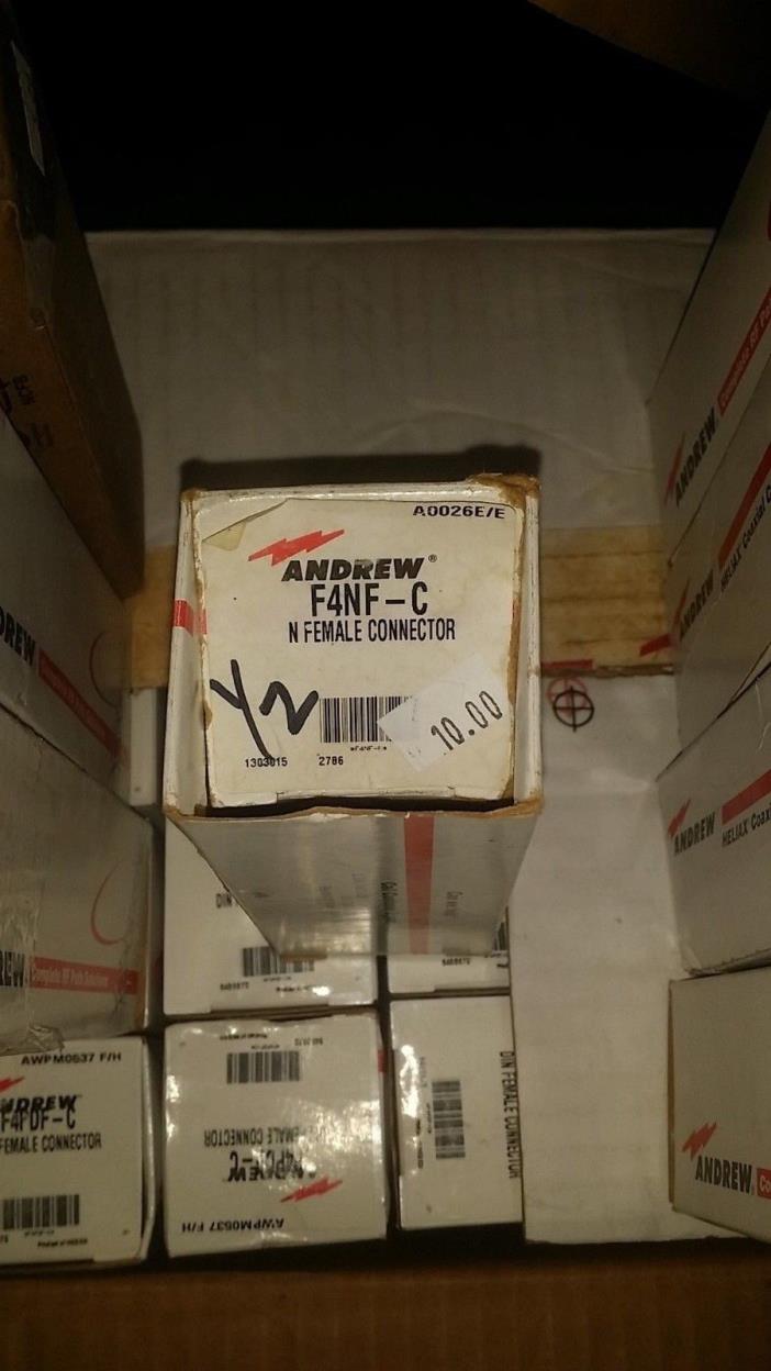 Andrew F4NF-C Type N Female Connector *New*