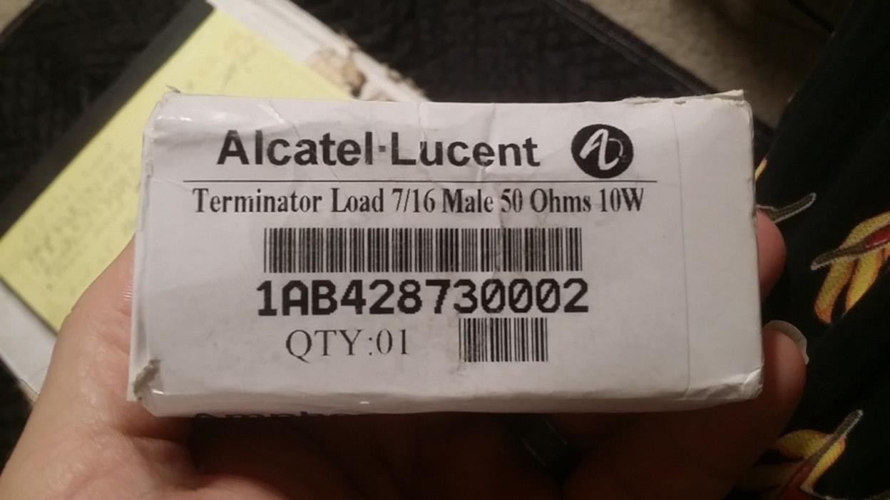 New Amphenol 7/16 DIN Male Load Termination 10 Watts