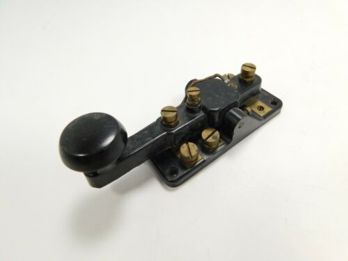 British WWII No. 2 MK III W.T. 8 Amp Key for Ham Radio CW Morse Code Telegraph