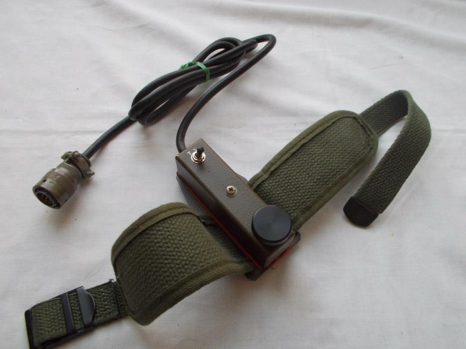 Canadian Marconi Military Morse Code Telegraph Key CP-34 AN/PRC-514 Green