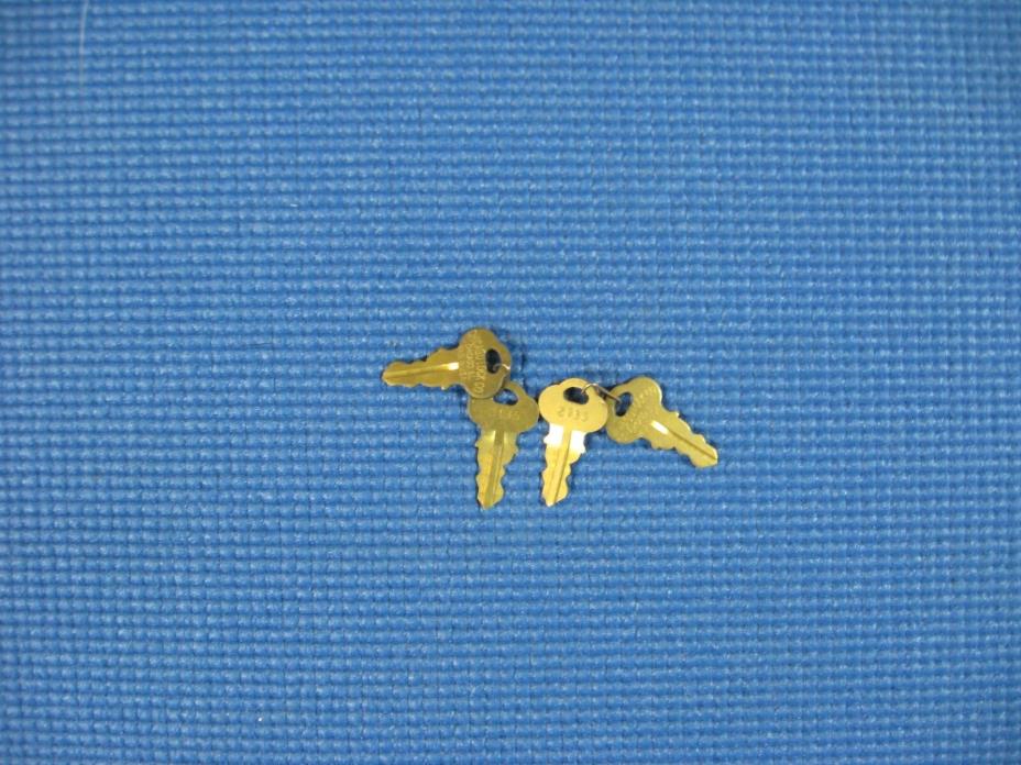 4 Motorola 2135 Chicago Lock Keys.