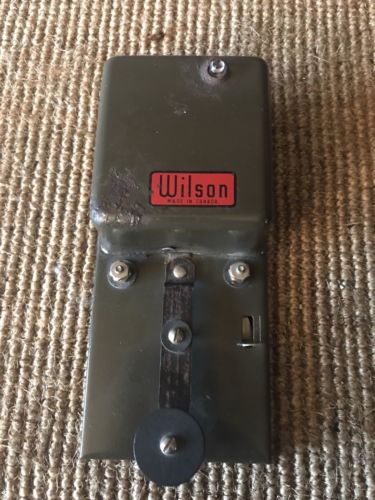 Vintage Wilson Morse Code Made In Canada Telegraph