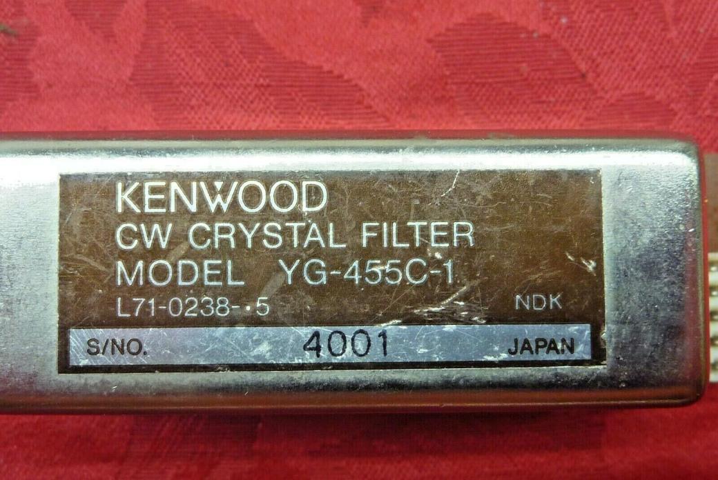 KENWOOD CW CRYSTAL FILTER YG-455C-1 FOR TS 950 940 930 850 450 140