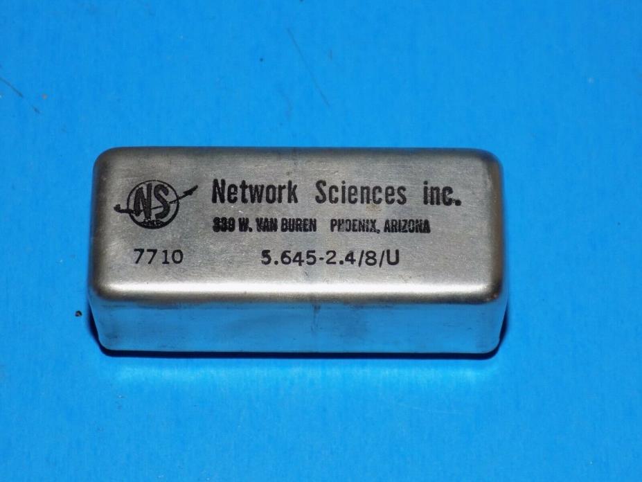 DRAKE T-4XC TRANSMITTER NETWORK SCIENCES 5.645-2.4/8/U  FILTER