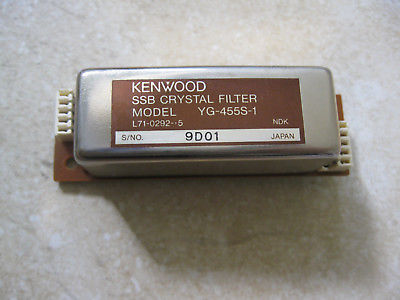 Kenwood YG-455S-1  2.4khz  (455khz  IF)  SSB filter in EXCELLENT shape