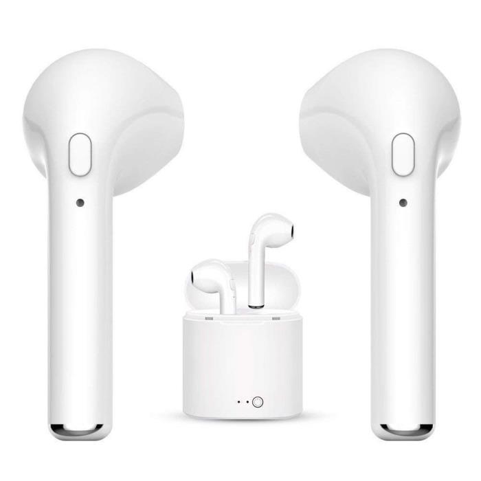 Headphones Wireless Hands Free Calling Earbuds AOSHR with Charging Case Mini