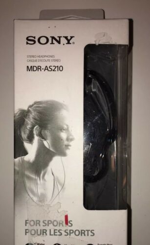 Sony MDR-AS210 Water Resistant Sports Headphones Soft Secure Loop Hanger Earhook