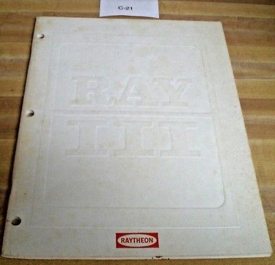 Vintage Ray III Raytheon Semiconductor Booklet