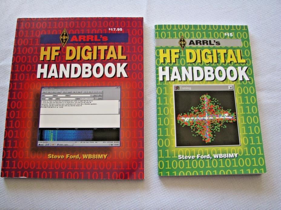 ARRL HF Digital Handbook - Set of 2 -Mint Condition - 1st Edition & 2nd Edition