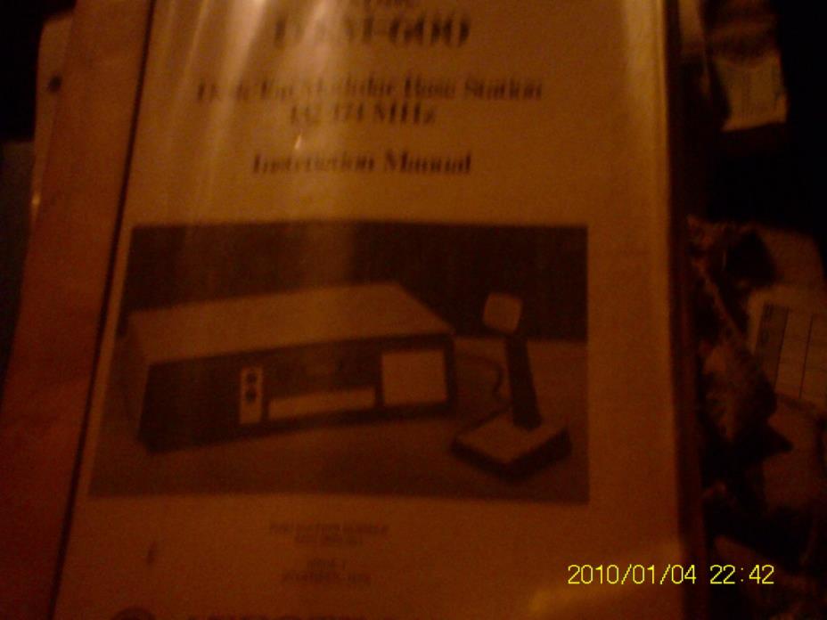 AEROTRON Manual MPAC DTM-600 Desktop Station 132-174 mhz Radio