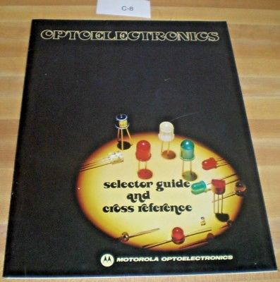 Vintage Motorola Optoelectronics Selector Guide and Cross Reference Booklet