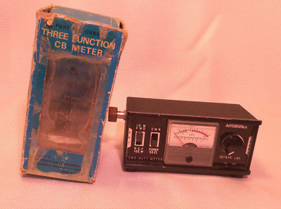CB Three Function meter Almotronics 893 Untested for Parts Only