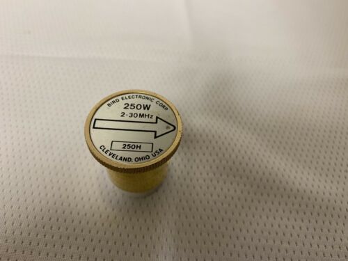 Bird 43 Thruline WattMeter Element 250W 250H 2-30MHz
