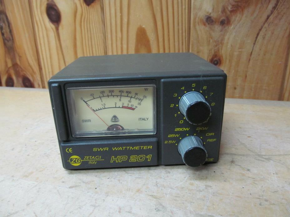 Zetagi HP 201 SWR Wattmeter Watt Meter Tester