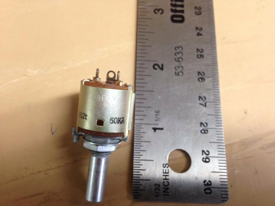 Potentiometer for Uniden PC66 and PC68 serie, volume On / Off, 50KA