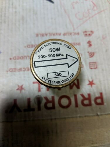 Bird Wattmetee Slug 50w 200-500MHz