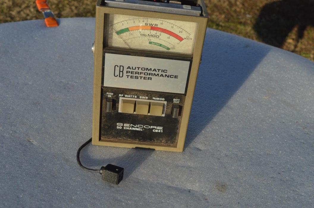 Sencore 50 Channel CB41 CB Automatic Performance Tester