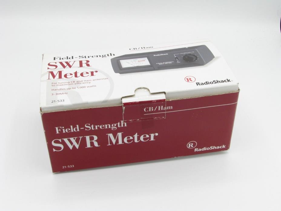 Radio Shack 21-533 CB / Ham Field-Strength and SWR Meter, Automobile