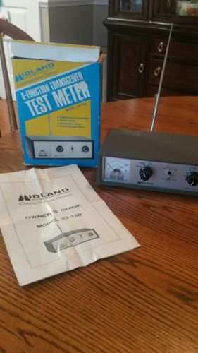 Midland International Communication Model 23-138 Power VSWR Meter/Calibrator