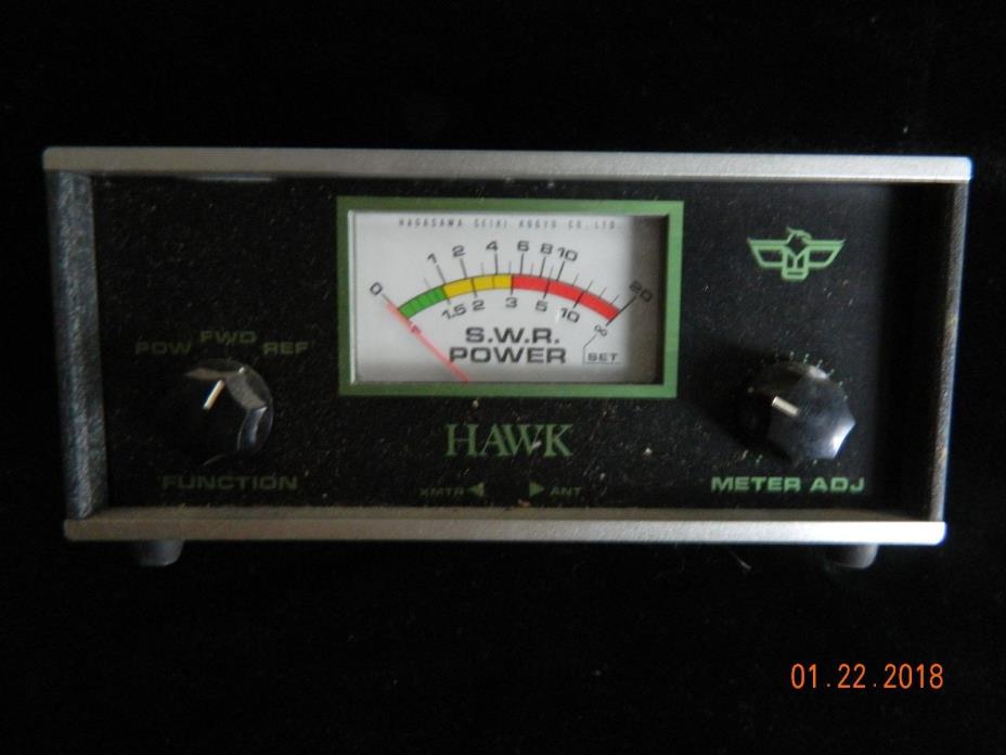 HAWK SWR AND POWER METER IN BOX STOCK NO. H3089