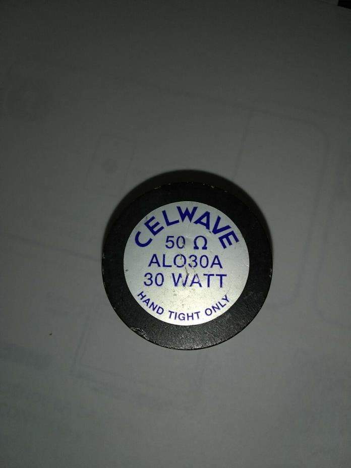 CELWAVE 50 OHM ALO30A 30 WATT DUMMY LOAD
