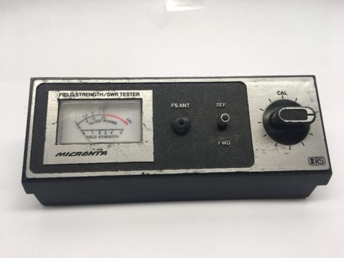 Radio Shack Micronta 21-525A Field Strength SWR CB Ham Radio Wave Meter Tester