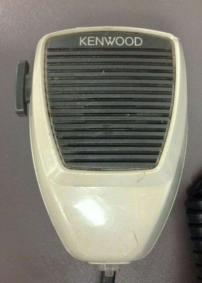 Kenwood Dynamic Microphone with Cord, 6 pin, TESTED, GOOD WORKING CONDITION