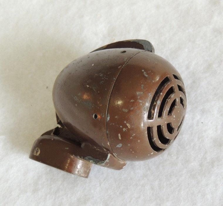 Vintage Turner BX Crystal Harp Microphone Housing.. Deco Bullet Design