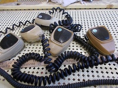 Large Lot of Vintage Motorola Mic Microphone Radio Adam 12 Police Fire 911