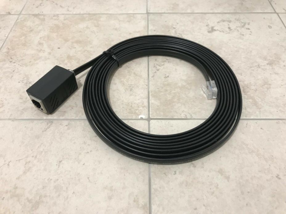 Yaesu FT-7800R FT-7900R FT-8800R FT-8900R Microphone Extension Cable BLACK