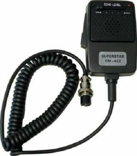 Workman DM452 Superstar CB Radio 4-Pin Echo Power Mic Microphone Cobra Galaxy+