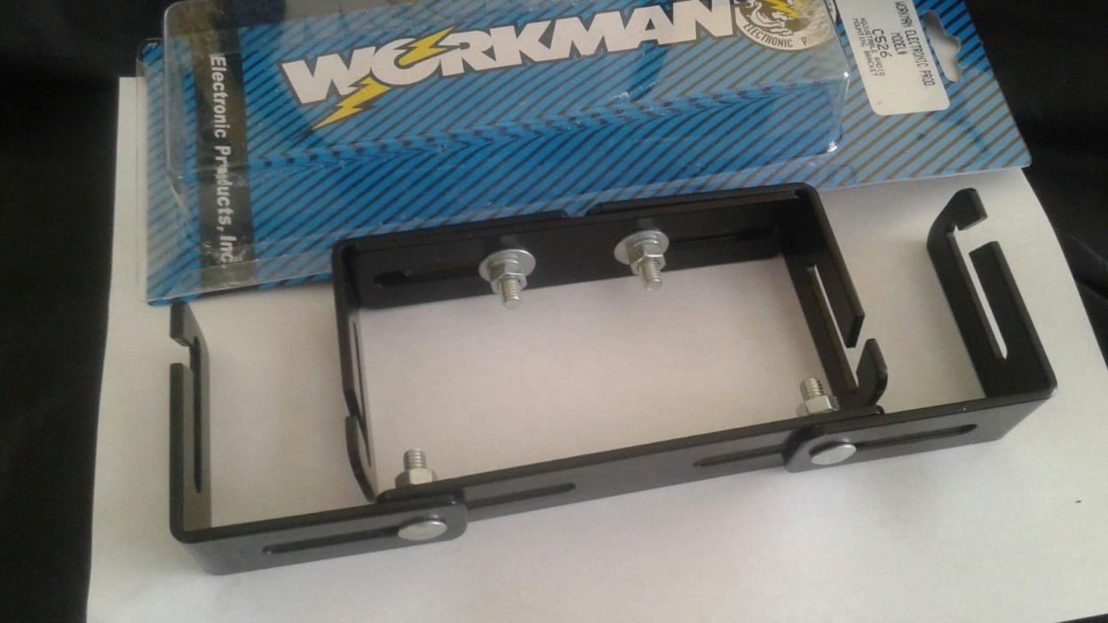 (2) Radio Bracket Auto Radio / Amp  MOUNT Universal Adjustment