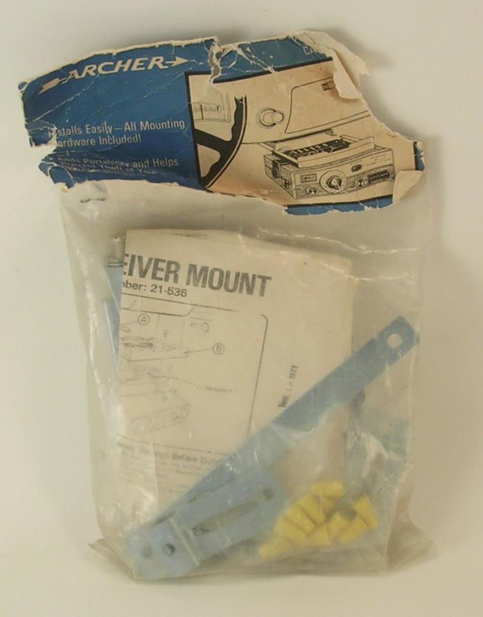 Archer 21-536 Under Dash Transceiver Mount Kit New Old Stock Vintage 1977 USA