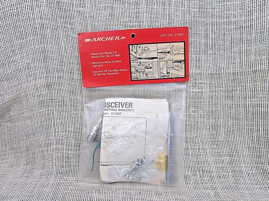 Archer CB Transceiver Mounting Bracket NOS  Cat No. 21-567