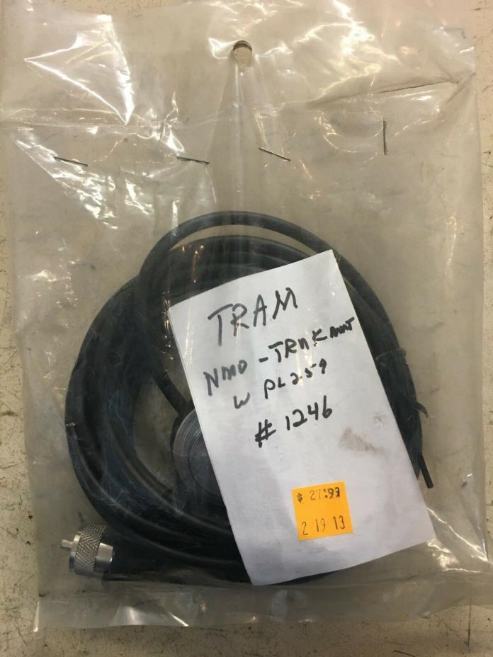 TRAM NMO Trunk Clip Mount Radio Ham Model Antenna Mobile 1246 PL259