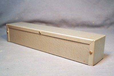 Vintage New Old Stock Hammer Tone Gray Utility BUD Box 12