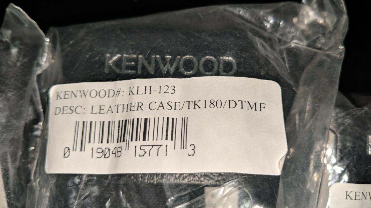 LOT of 6 Kenwood KLH-123 Leather  Belt Radio Holster  For TK2180 TK3180