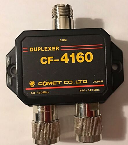 Comet CF-4160I Duplexer 1.3-170MHz / 350-540MHz 500watts SO-239/PL-259/N-Male