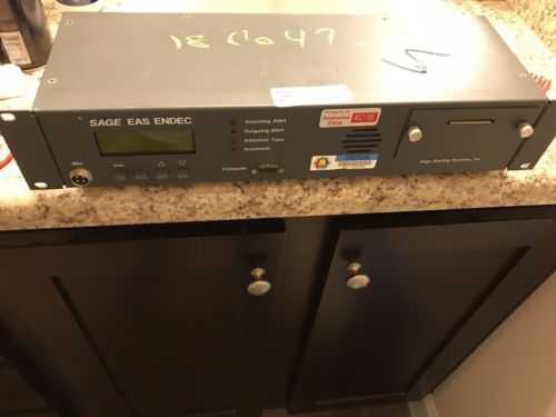 EAS UNIT - SAGE EAS ENDEC MODEL 1822