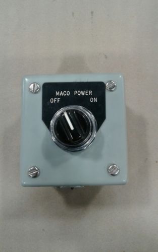 Maco Power On/Off Switch Circuit Switch #025C2