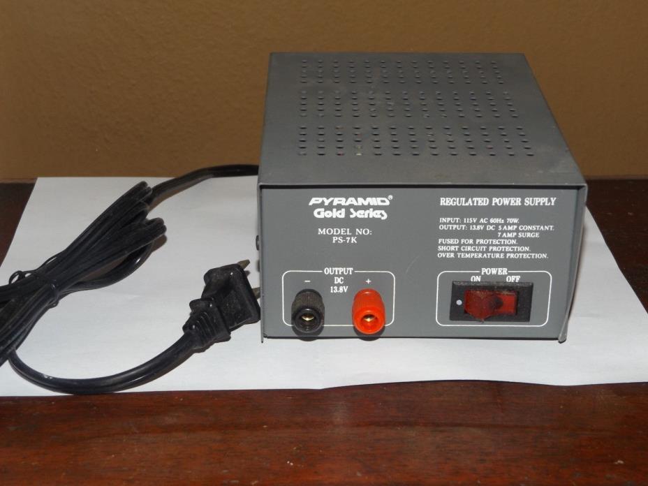 Pyramid Gold Series Regulated Power Supply Model PS-7K