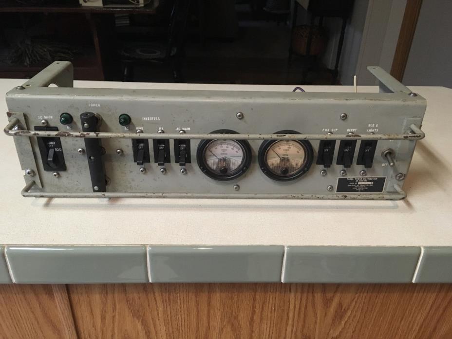 VINTAGE TELETYPE POWER DISTRIBUTION PANEL - SB-3358/GRC - by ATACS CORPORATION